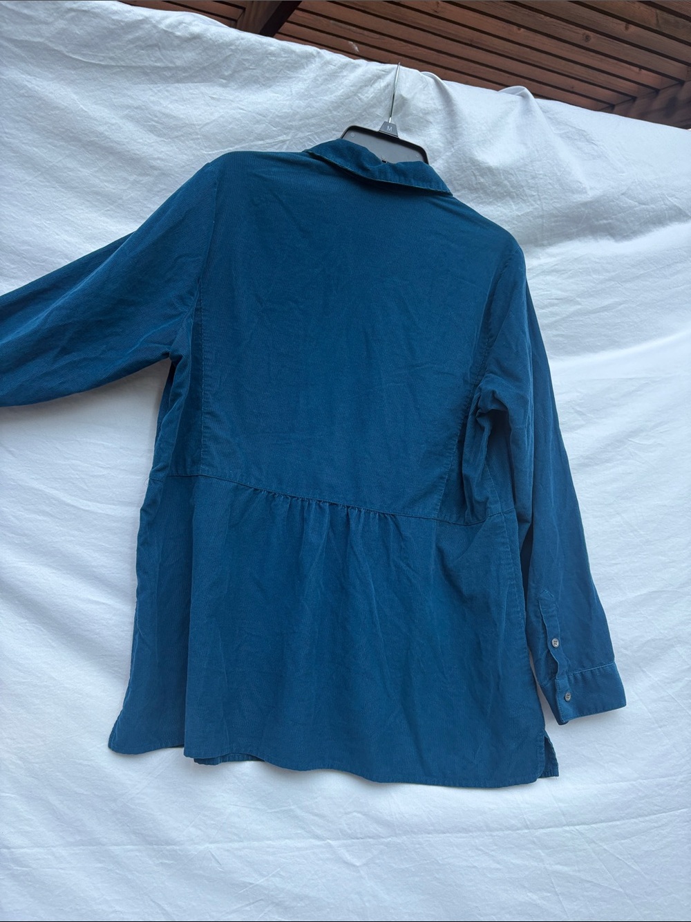 J. Jill Teal Corduroy Button-Front Shirt - Picture 11 of 14